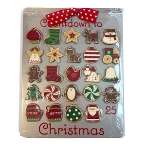 Hallmark Countdown to Christmas Magnetic Cookie Sheet Advent Calendar Sealed New